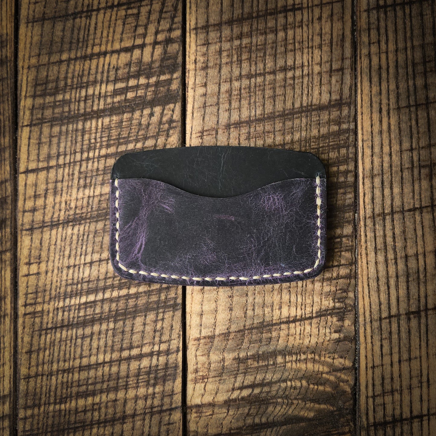 Yellow Quill Wallet (Black and Purple)