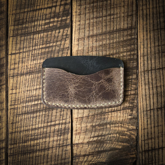 Yellow Quill Wallet ( Black and Brown)